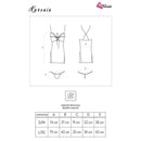 Livco corsetti fashion - karonin lc 90628 camicia + panty nero l/xl-4