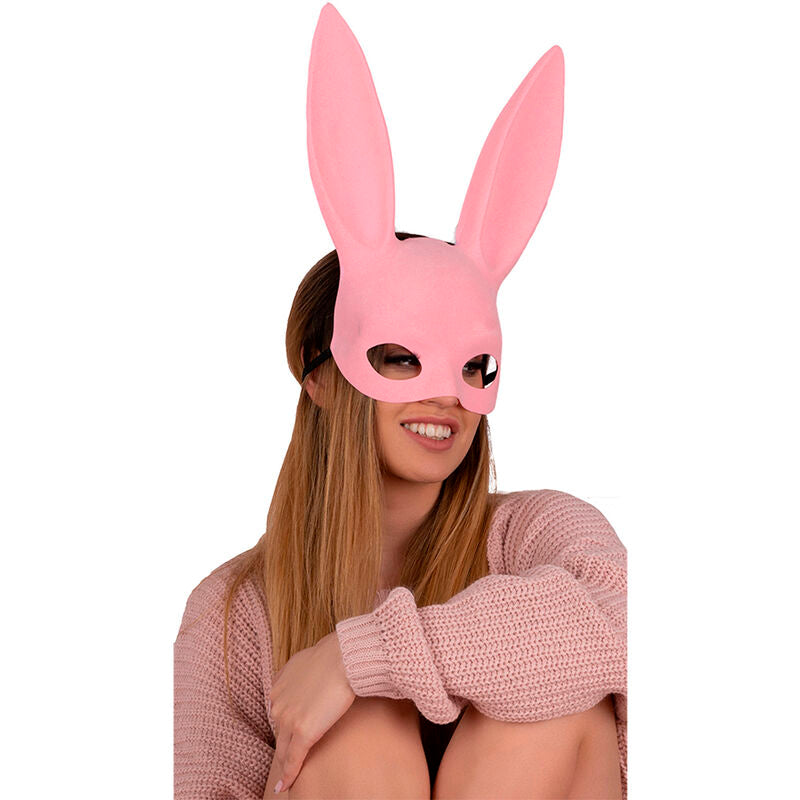 Livco corsetti fashion - kohu rabbit rosa mj009 mascherina taglia unica