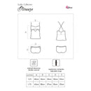 Livco corsetti fashion - miraaze lc 90567 camicia + pantaloncino nero l/xl-2