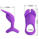 Pretty love - anello per pene vibrante 7 vibrazioni in silicone viola-6