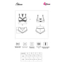 Livco corsetti fashion - palmenom lc 90614 reggiseno + slip nero-4