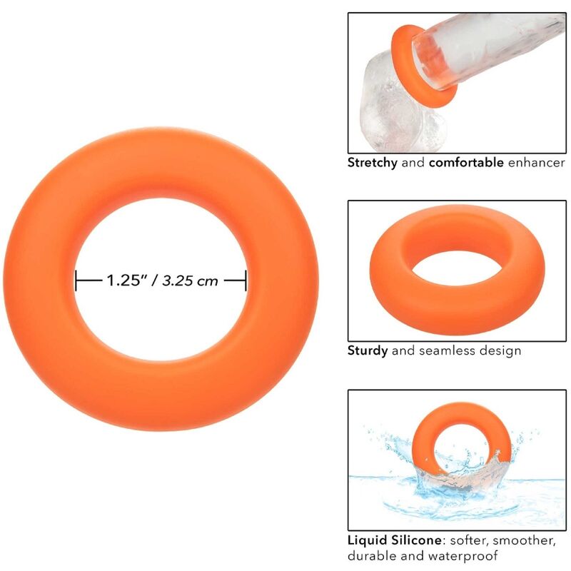 Calexotics - alpha anello grande prolong arancio-8