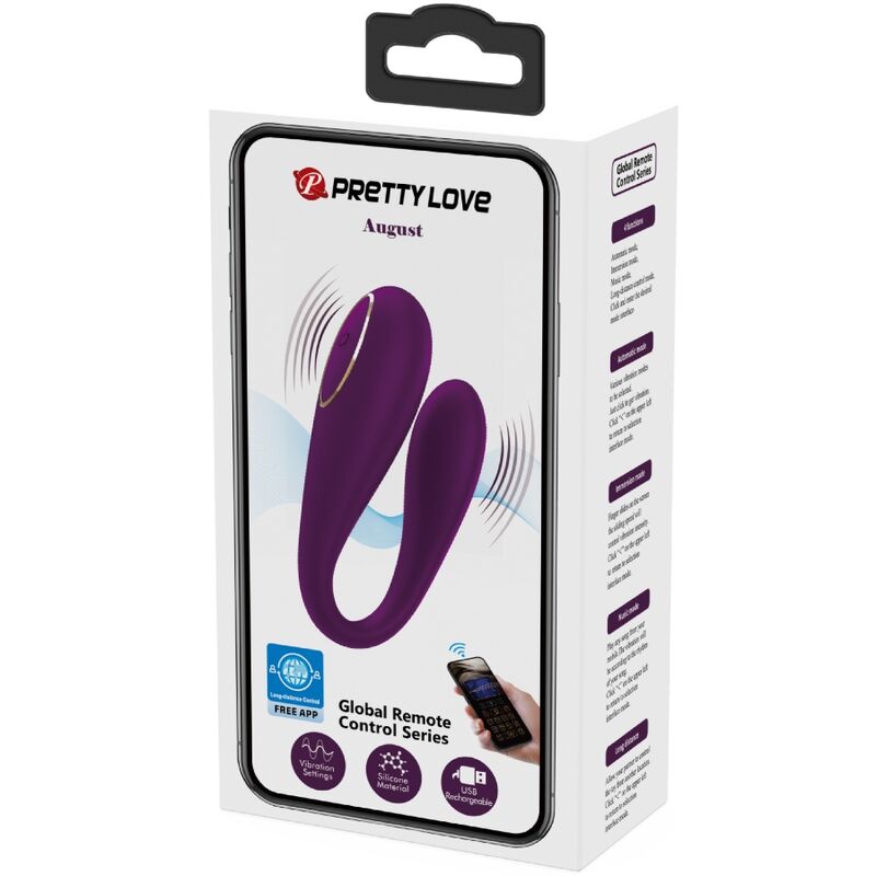 Pretty love - vibratore global double pleasure remoto di agosto-6