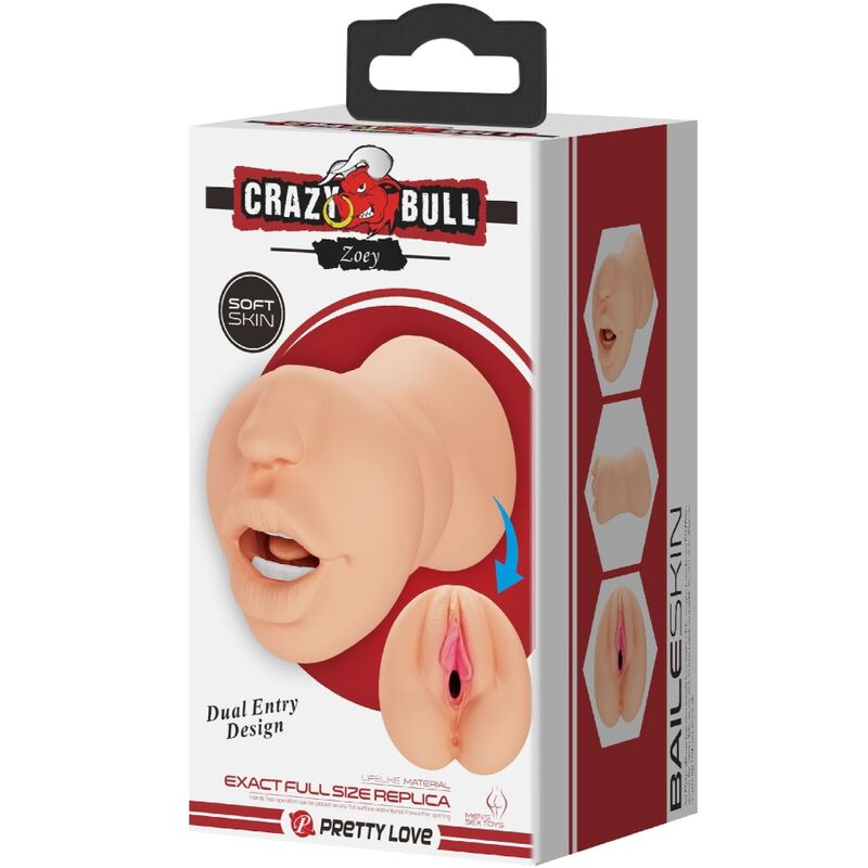 Crazy bull - zoey mastubador a forma di vagina doppia entrata-7