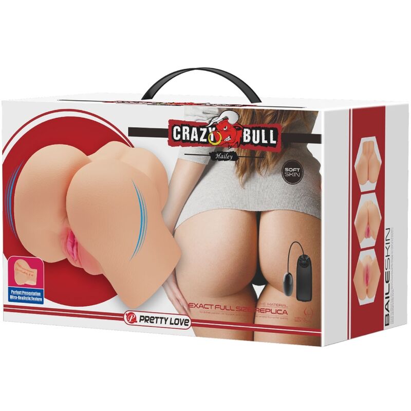 Crazy bull - vibratore hailey per vagina e ano realistici-7