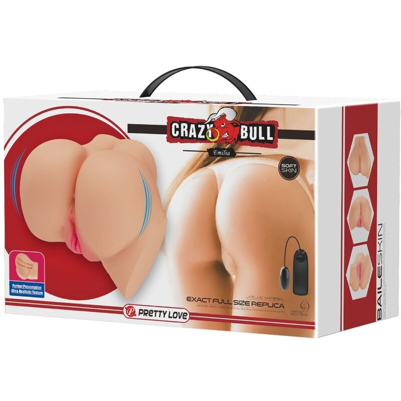 Crazy bull - vibratore realistico per vagina e ano emilia-8