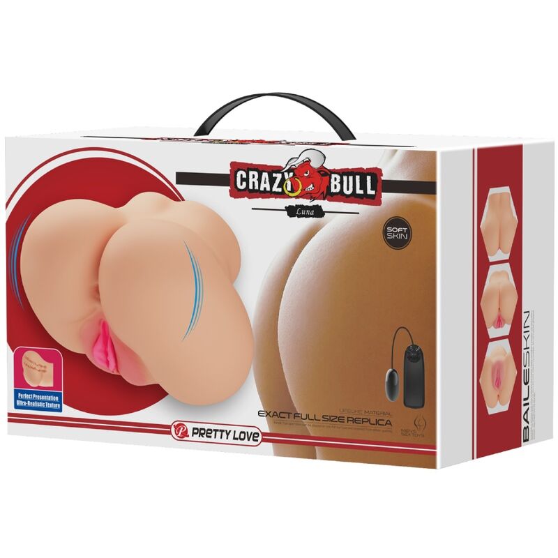 Crazy bull - vibratore realistico per vagina e ano luna-8