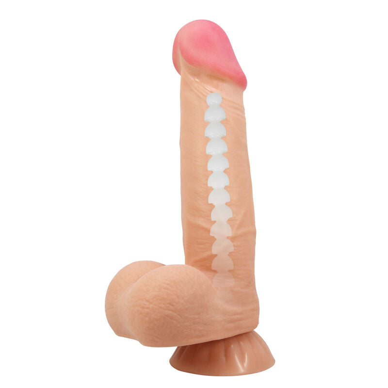 Pretty love - dildo realistico sliding skin series con ventosa scorrevole della pelle 21,8 cm-5