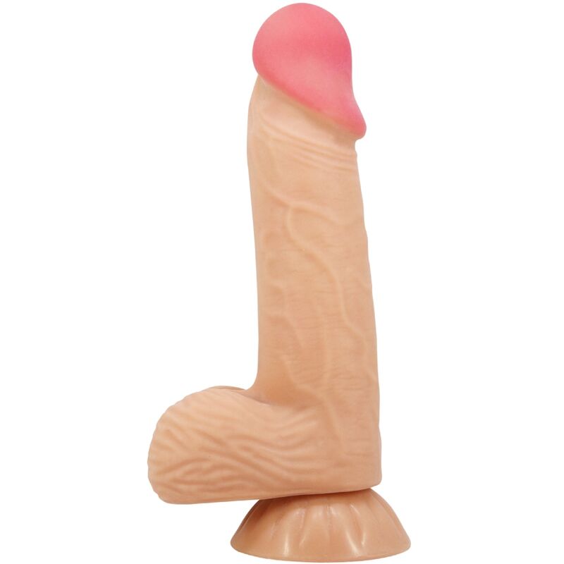 Pretty love - dildo realistico sliding skin series con ventosa scorrevole della pelle 20,6 cm