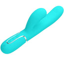 Pretty love - vibratore multifunzione perlita 3 in 1 g-spot verde acqua-2