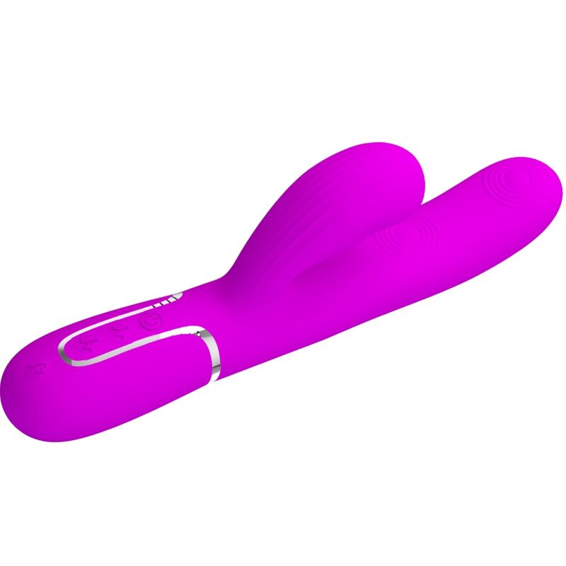 Pretty love - vibratore multifunzione perlita 3 in 1 g-spot viola-2