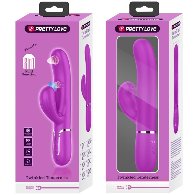 Pretty love - vibratore multifunzione perlita 3 in 1 g-spot viola-10