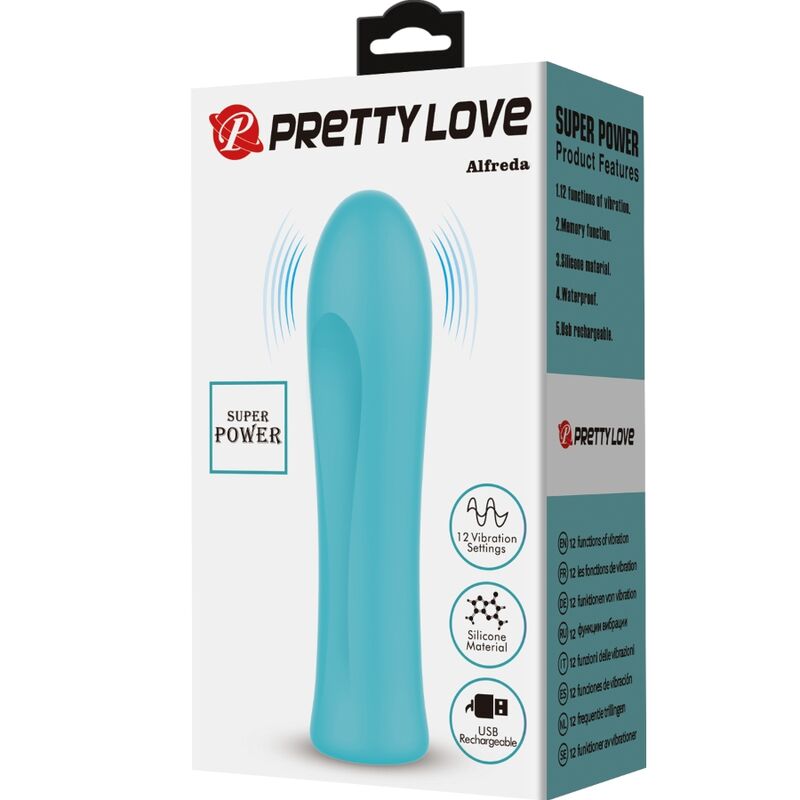 Pretty love - alfreda vibratore super power verde acqua-7