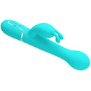 Pretty love - vibratore dejon rabbit 3 in 1 multifunzione verde acqua-4