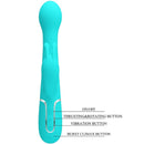 Pretty love - vibratore dejon rabbit 3 in 1 multifunzione verde acqua-7