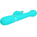 Pretty love - vibratore dejon rabbit 3 in 1 multifunzione verde acqua-3