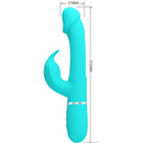 Pretty love - vibratore dejon rabbit 3 in 1 multifunzione verde acqua-6