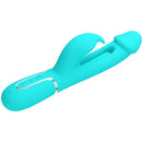 Pretty love - vibratore dejon rabbit 3 in 1 multifunzione verde acqua-2