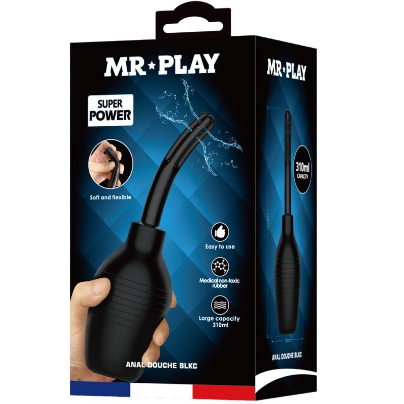 Mr play - doccia anale blkc super power nero-6