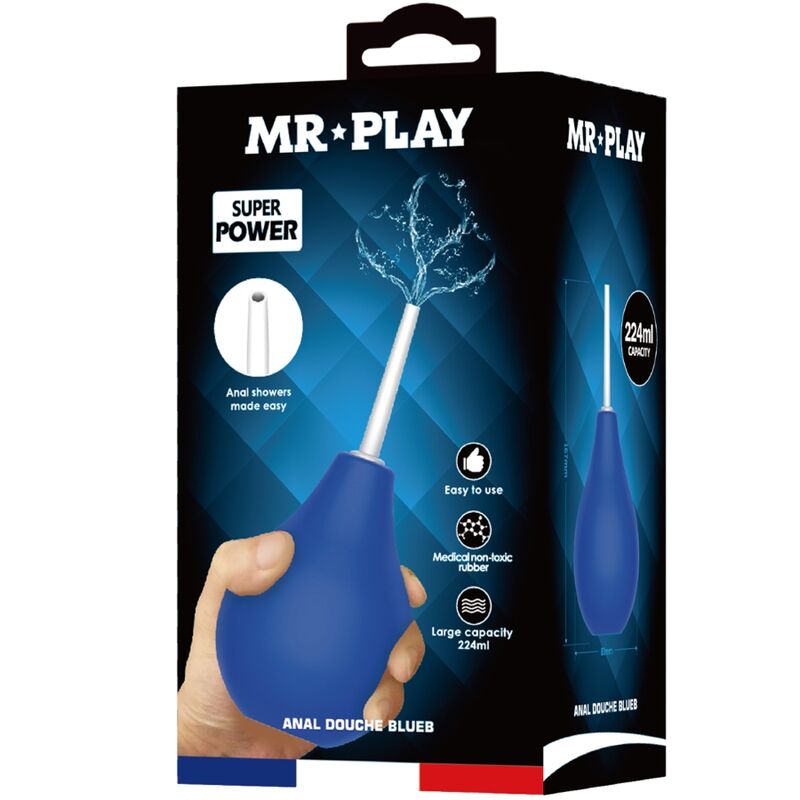 Mr play - doccia anale blueb super power blue-6