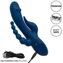 Calexotics - vibratore triplo orgasmo blu-9