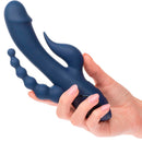 Calexotics - vibratore triplo orgasmo blu