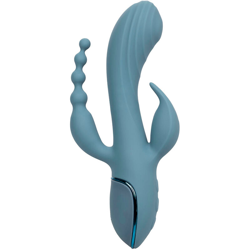 Calexotics - vibratore triple ecstasy grigio-2