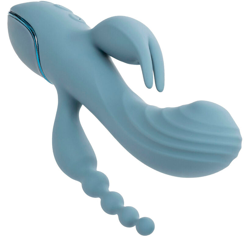 Calexotics - vibratore triple ecstasy grigio-5