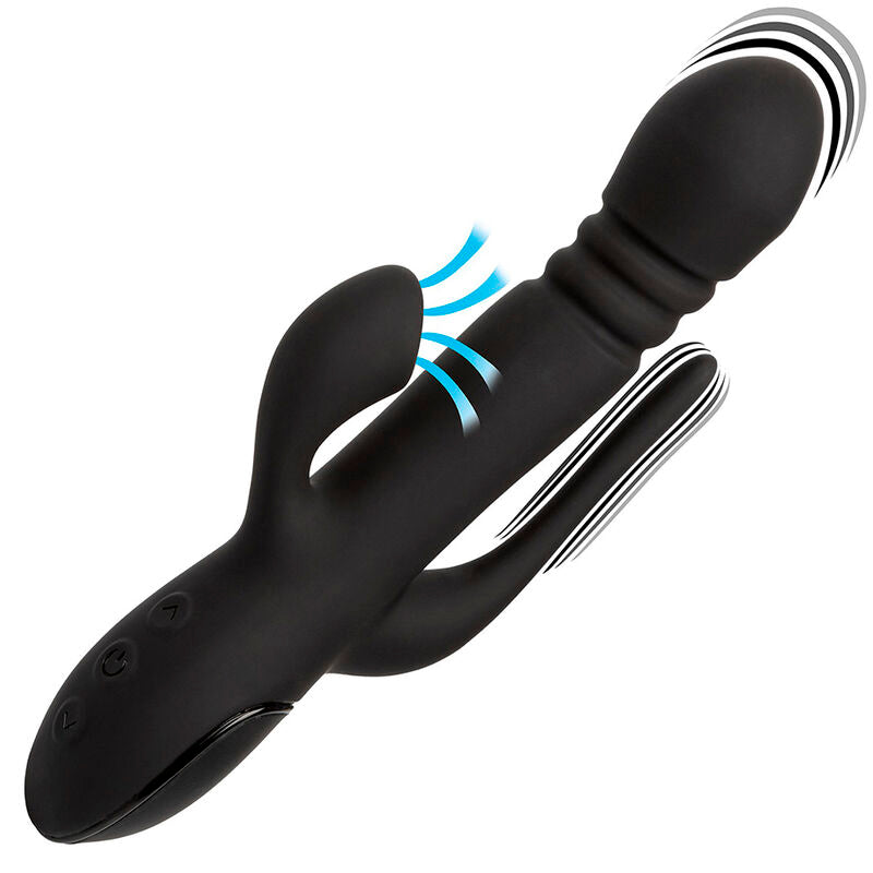 Calexotics - vibratore triple euphoria nero-6