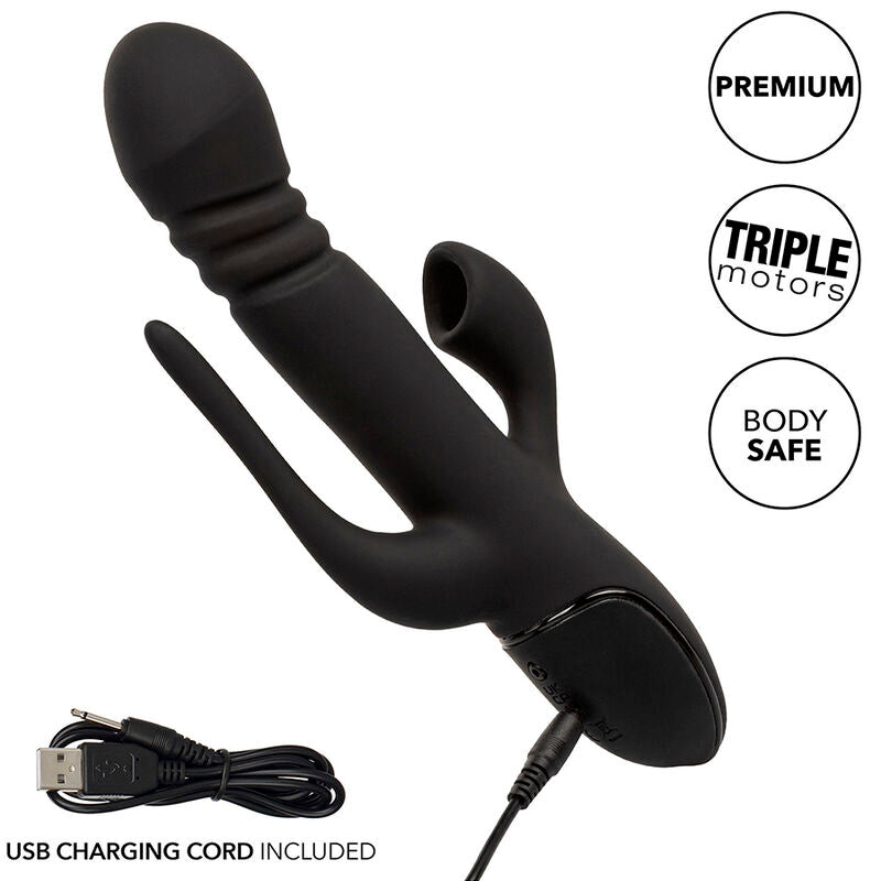 Calexotics - vibratore triple euphoria nero-9