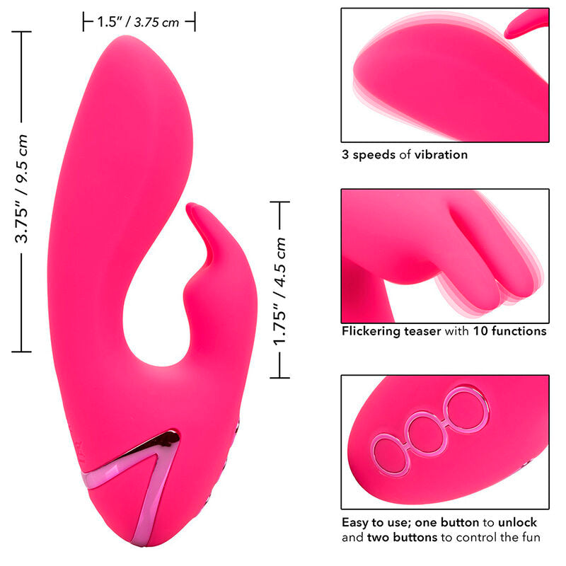 Calexotics - so. vibratore cal sunshine rabbit fucsia di california dreaming-8