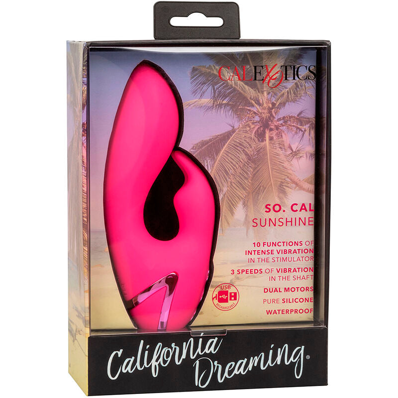 Calexotics - so. vibratore cal sunshine rabbit fucsia di california dreaming-12