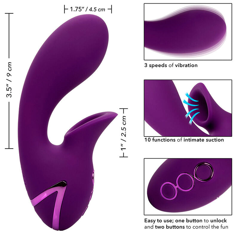 Calexotics - stimolatore heartbreaker di huntington beach e viola sucker di california dreaming-9