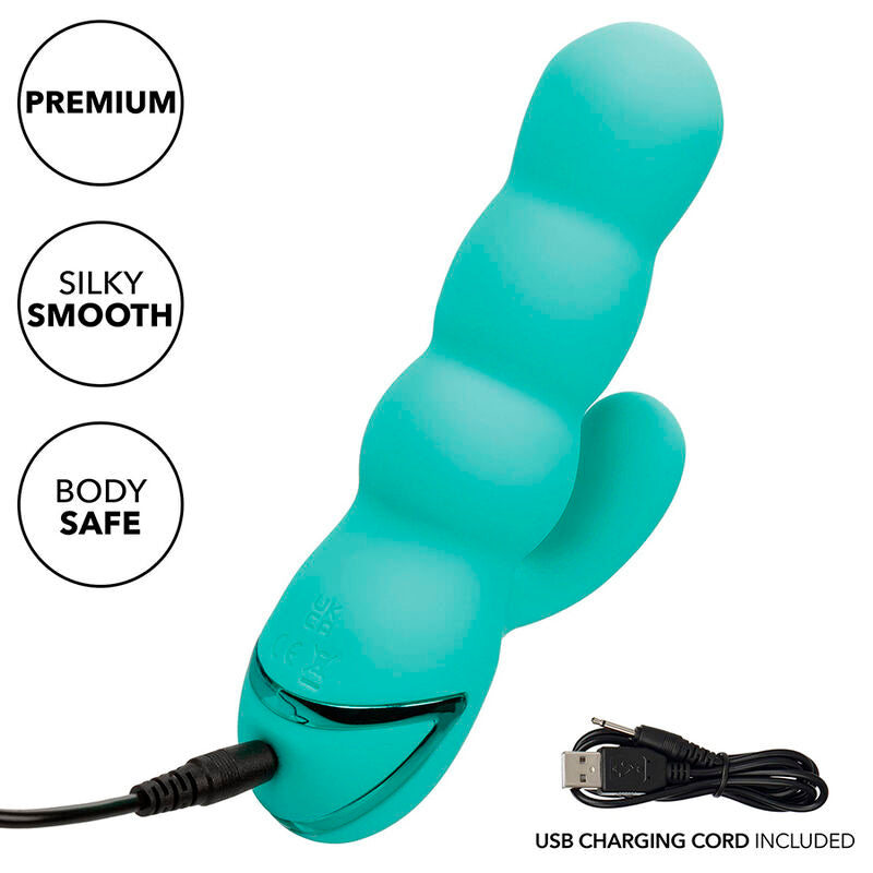 Calexotics - vibratore del mar diva rabbir aqua green di california dreaming-11