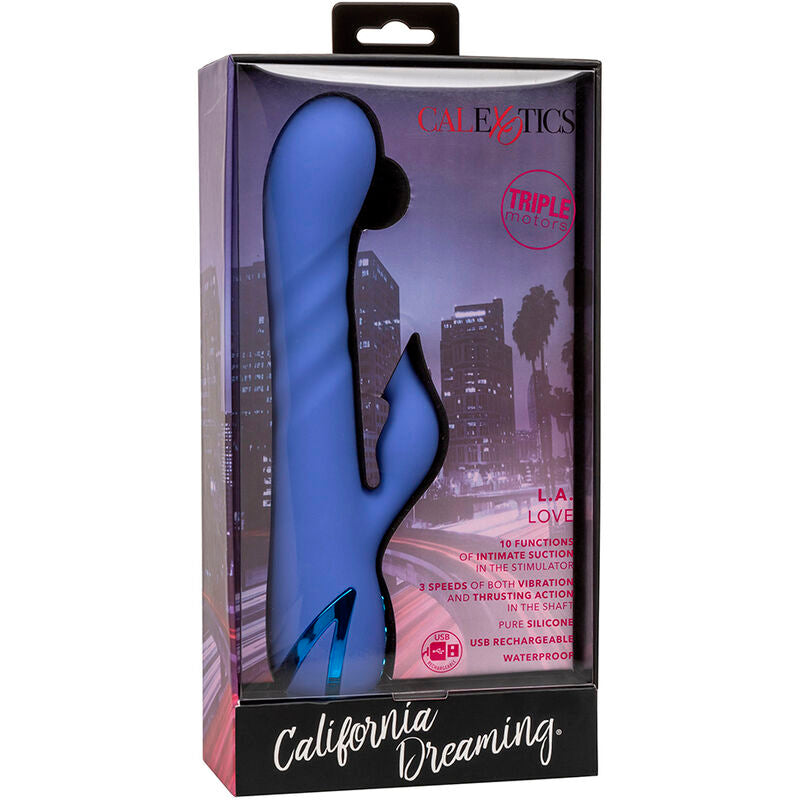 Calexotics - la love vibrator & sucker blue di california dreaming-12