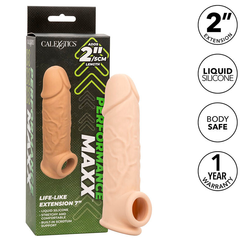 Calexotics - performance maxx life-like extension 7 pelle chiara-1