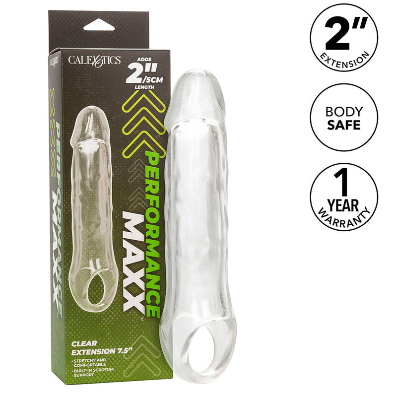 Calexotics - performance maxx clear extension 7,5 trasparente-1