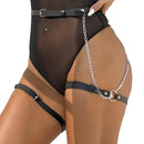 Subblime - cintura in pelle nera taglia unica-1