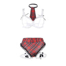 Subblime - costume sexy da scuola con reggiseno l/xl-4