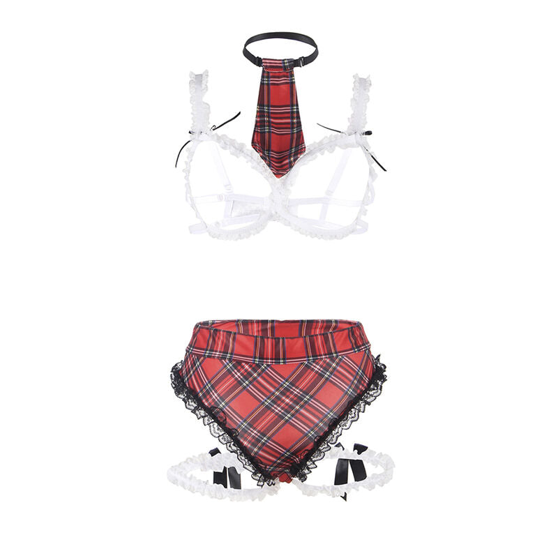 Subblime - costume sexy da scuola con reggiseno l/xl-4