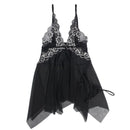 Subblime - babydoll in tessuto tulle pizzo sul petto l/xl-3