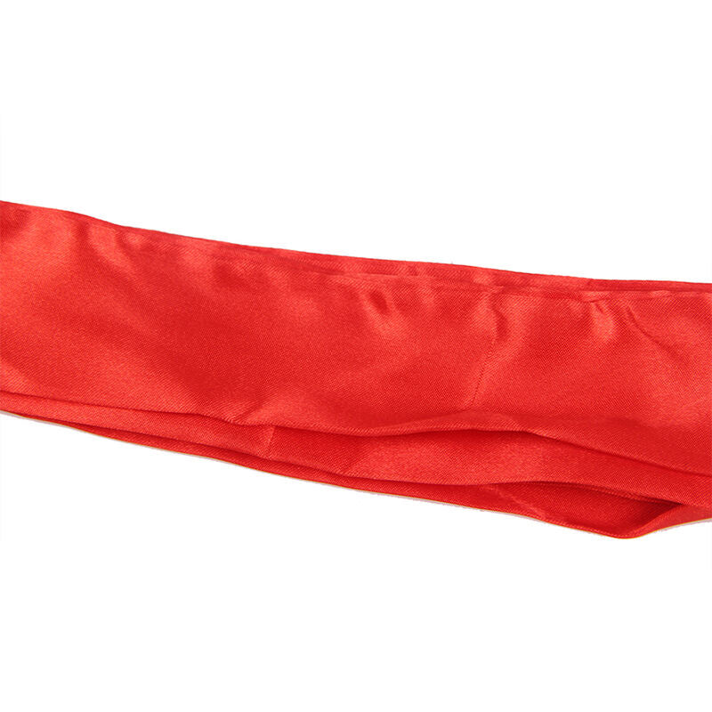 Subblime - vestaglia in tessuto trasparente con dettagli in pizzo rosso l/xl-6