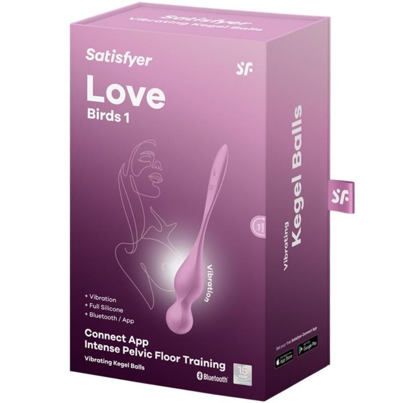 Satisfyer - love birds palle vibranti kegel rosa-5