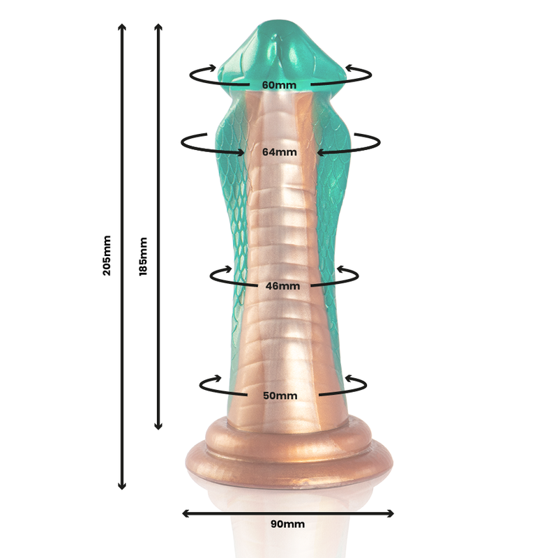 Epic - dildo pitone cobra verde-2