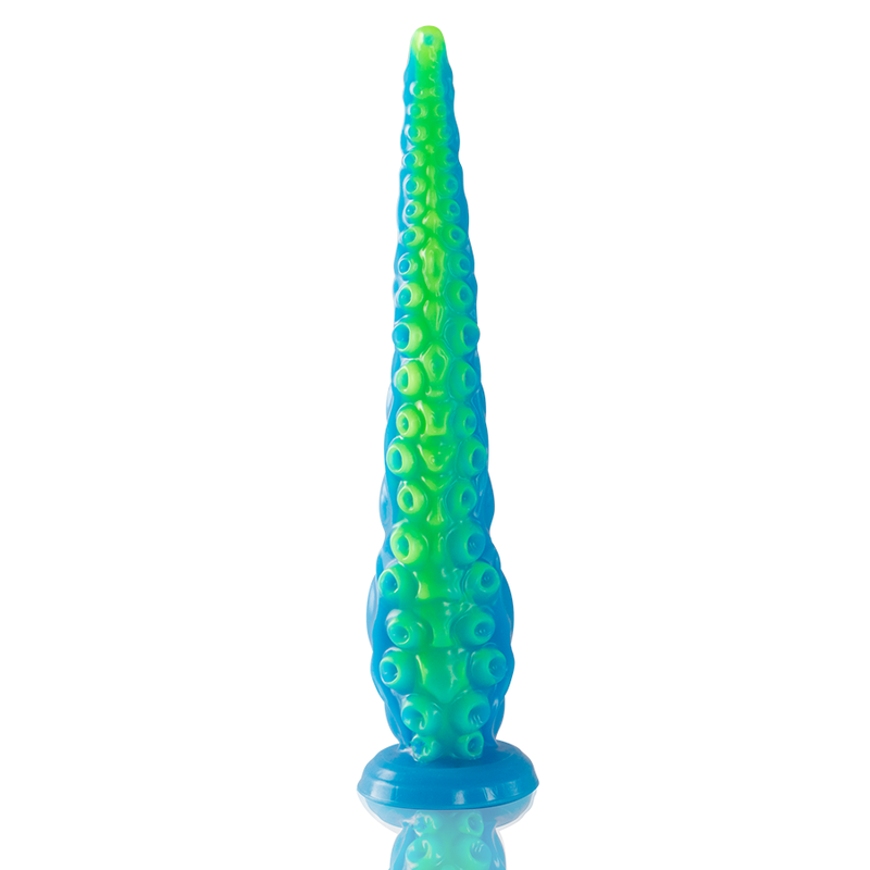 Epic - dildo fluorescente con tentacoli sottili di scylla dimensioni grandi-4