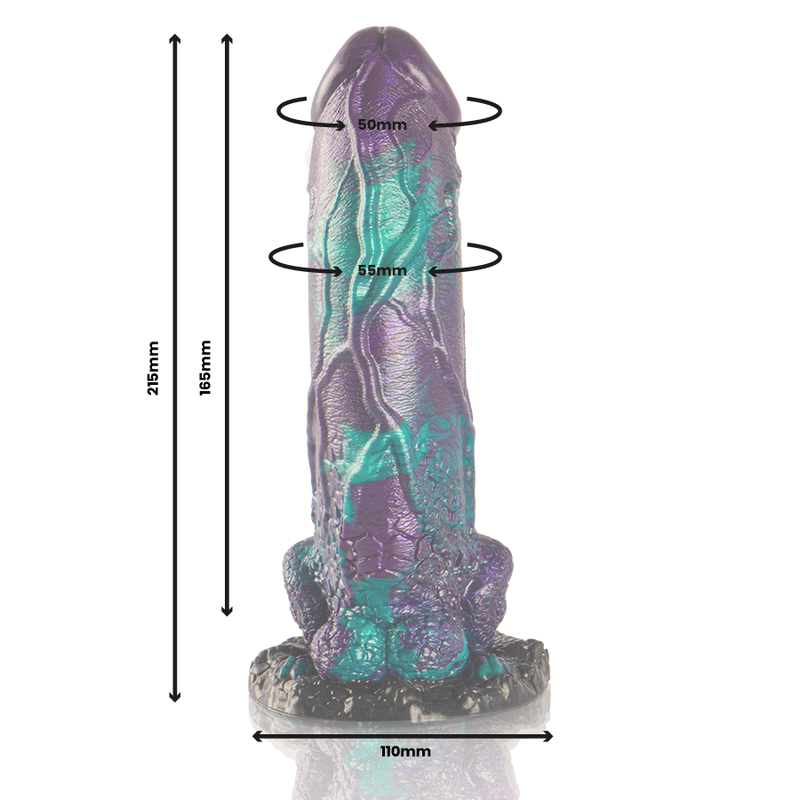 Epic - dildo basilisco doppio piacere scamuto grande taglia-2