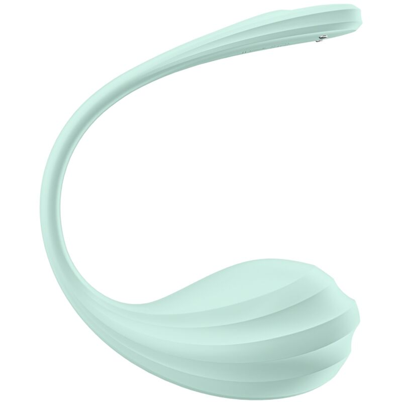 Satisfyer - stimolatore punto g petale liscio verde acqua app gratuita-4