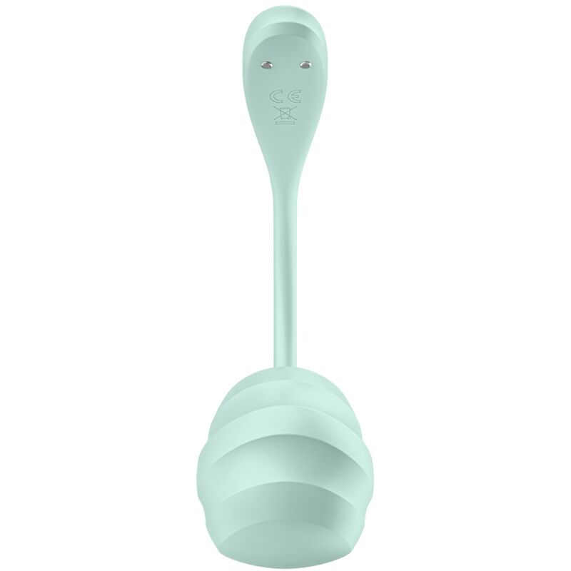 Satisfyer - stimolatore punto g petale liscio verde acqua app gratuita-1