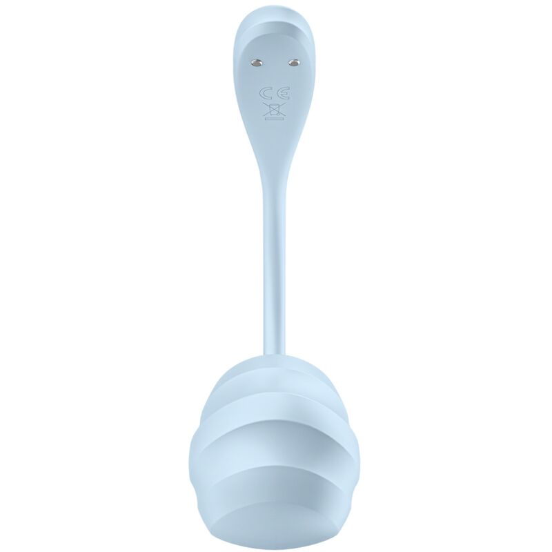 Satisfyer - stimolatore punto g petale liscio sky blue app gratuita-1