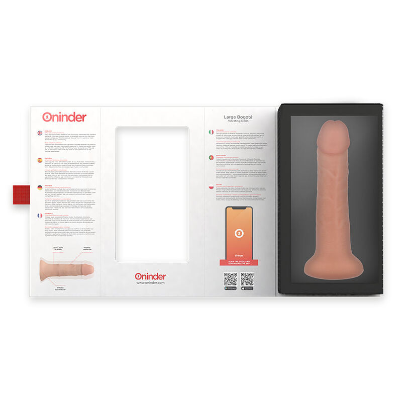 Oninder - dildo vibratore grande bogotã 9 velocitã naturale 22 cm -o- 4.5 cm - app gratuita-6